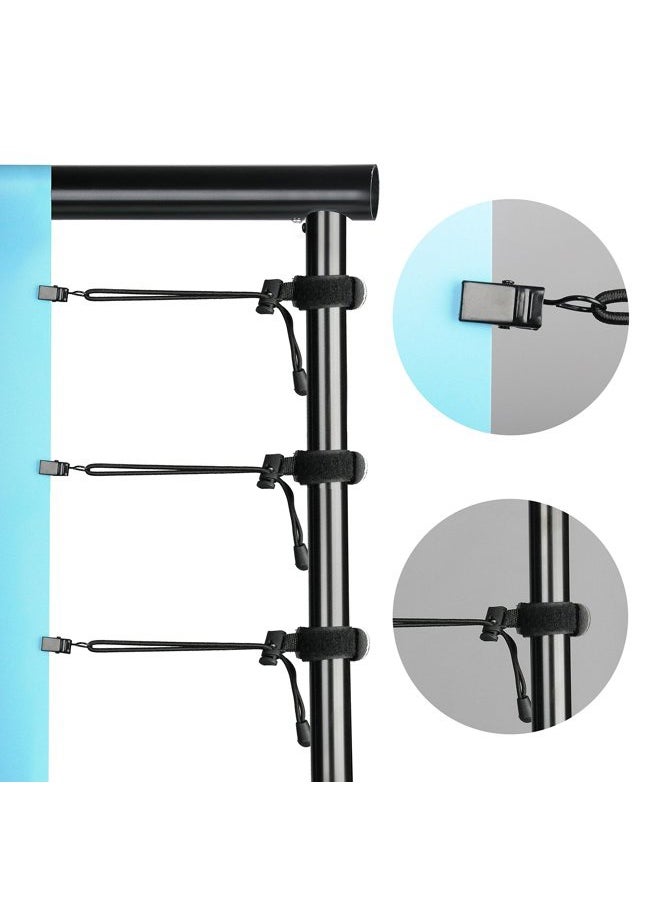 Photo Video Studio 10x7ft(WxH) Adjustable Backdrop Support System Kit Background Stand with Carry Bag