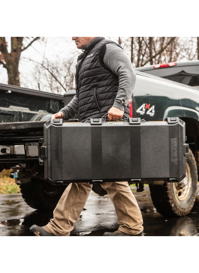 Vault by Pelican - V700 Multi-Purpose Hard Case with Foam - Tripod, Equipment, Electronics Gear, Instrument, and More (Black)