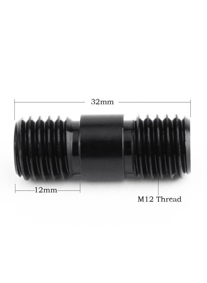 15mm Rod Rail Extension Connector M12 Thread and Rod End Stopper Screw Applicable for Standard 15mm Rod Support DSLR Rig Rail Block - 460