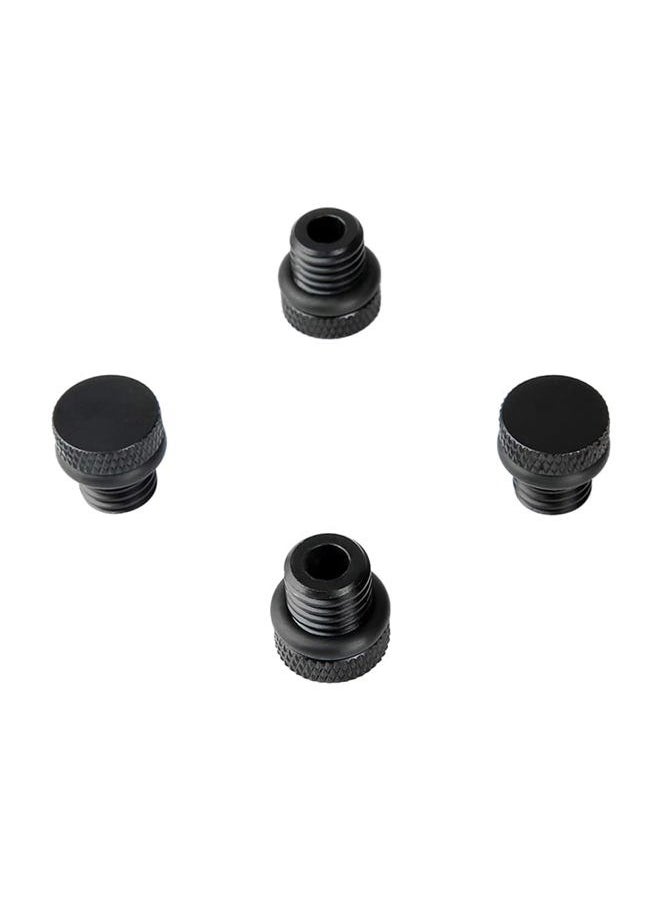15mm Rod Rail Extension Connector M12 Thread and Rod End Stopper Screw Applicable for Standard 15mm Rod Support DSLR Rig Rail Block - 460