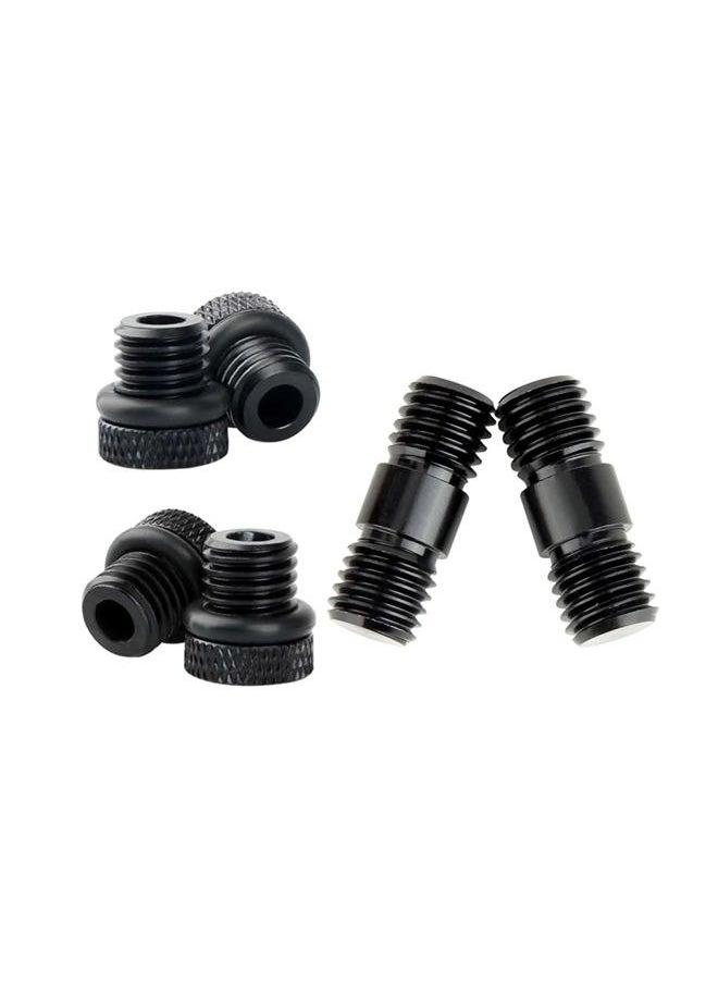 15mm Rod Rail Extension Connector M12 Thread and Rod End Stopper Screw Applicable for Standard 15mm Rod Support DSLR Rig Rail Block - 460