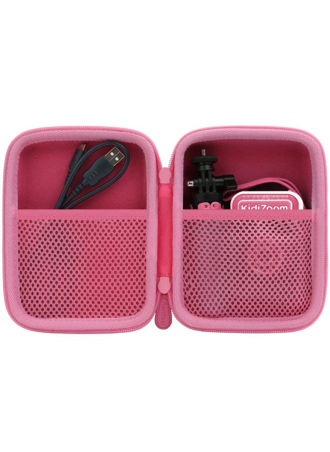 Hard Carrying Case Compatible with VTech KidiZoom Creator Cam (Pink)