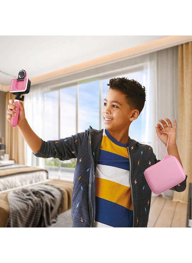 Hard Carrying Case Compatible with VTech KidiZoom Creator Cam (Pink)