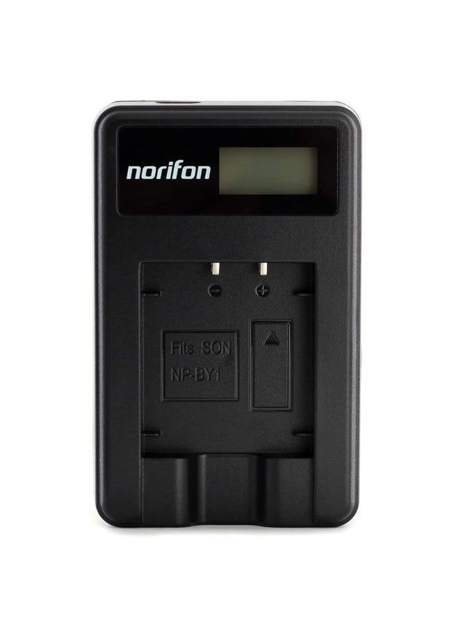 NP-BY1 LCD USB Charger for Sony HDR-AZ1 Camera and More