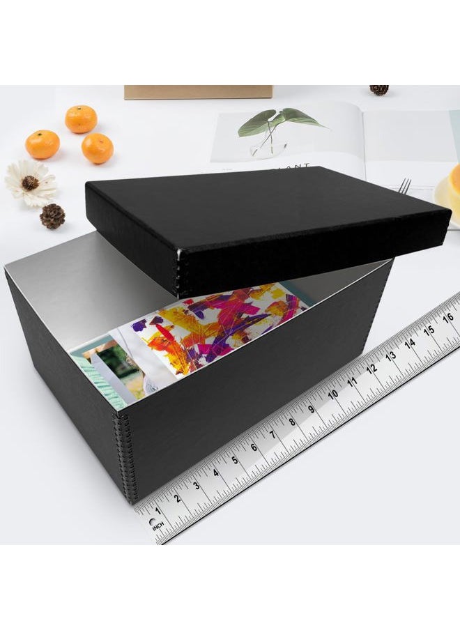 Archival Photo Storage Box, Holds up to 1100 of 5x7 Pictures, 4x6 Photograph Container with Removable Lid. Preserve Snapshot, Negatives, Prints, Films, Card, 5