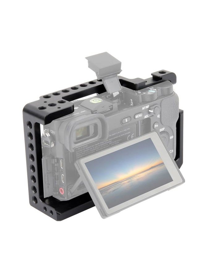 Camera Cage for Sony A6300 A6400 A6100 A6000 with 1/4 Thread and Cold Shoe - 083
