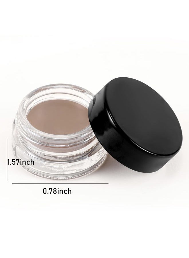 Eyebrow Pomade Cream, Waterproof Brow Pomade Gel High Pigmented Long-lasting for Natural Eyebrow Makeup, Suitable for Everyone