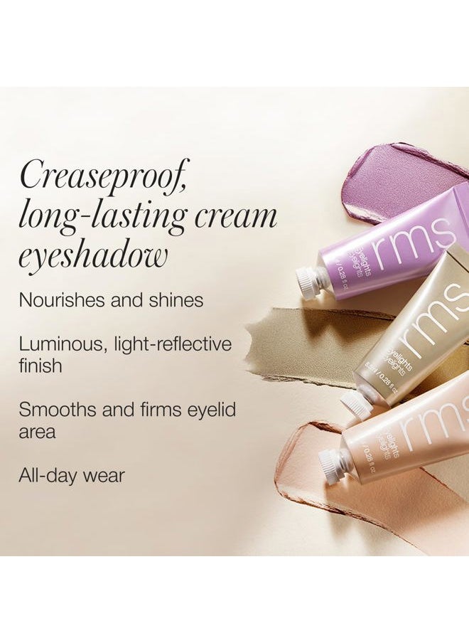 Eyelights Cream Eyeshadow - Metallic Eyeshadow, Clean Eyeshadow Makeup, GMP Certified Cruelty Free Makeup, Clean Beauty Eye Shadow
