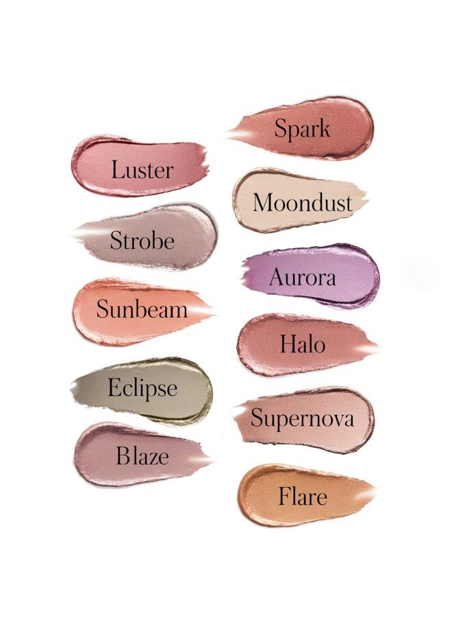Eyelights Cream Eyeshadow - Metallic Eyeshadow, Clean Eyeshadow Makeup, GMP Certified Cruelty Free Makeup, Clean Beauty Eye Shadow