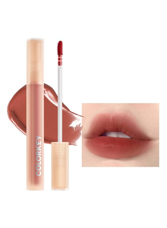 Soft Matte Water Lip Tint, Matte Finishs, Long-Lasting, Moist Fit Without Stickiness, Moisturized, Waterproof, Liquid Lipstick, Nude lip color (R303 Mist Thorns)