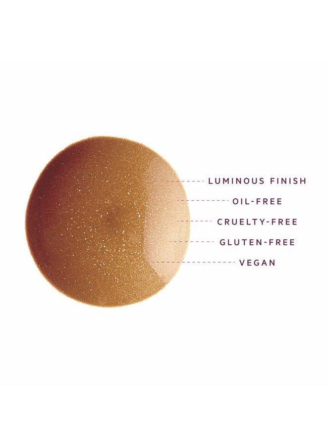 Flower Beauty By Drew Barrymore Heatwave Bronzing Essence Liquid Highlighter + Illuminator Bronzer Drops - Radiant + Natural Glow Finish - Oil-Free Formula - Buildable Coverage
