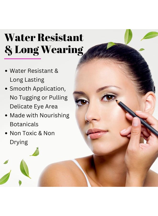 Better'n Ur Eyes Eyeliner Pencil (BLACK) – NATURAL - Hypoallergenic - Sensitive Eyes - Gluten Free - Cruelty Free - Paraben Free - Smooth Application