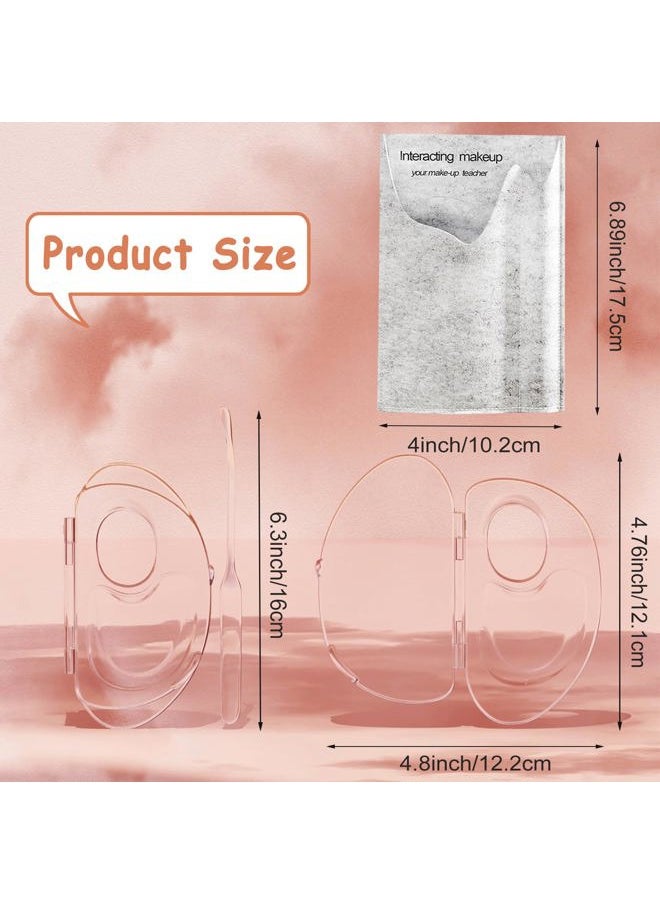 Makeup Mixing Palette, Acrylic Palette and Spatula, Upgraded Foundation Palette, Foundation Mixing Tray for Makeup Artist and Beginner