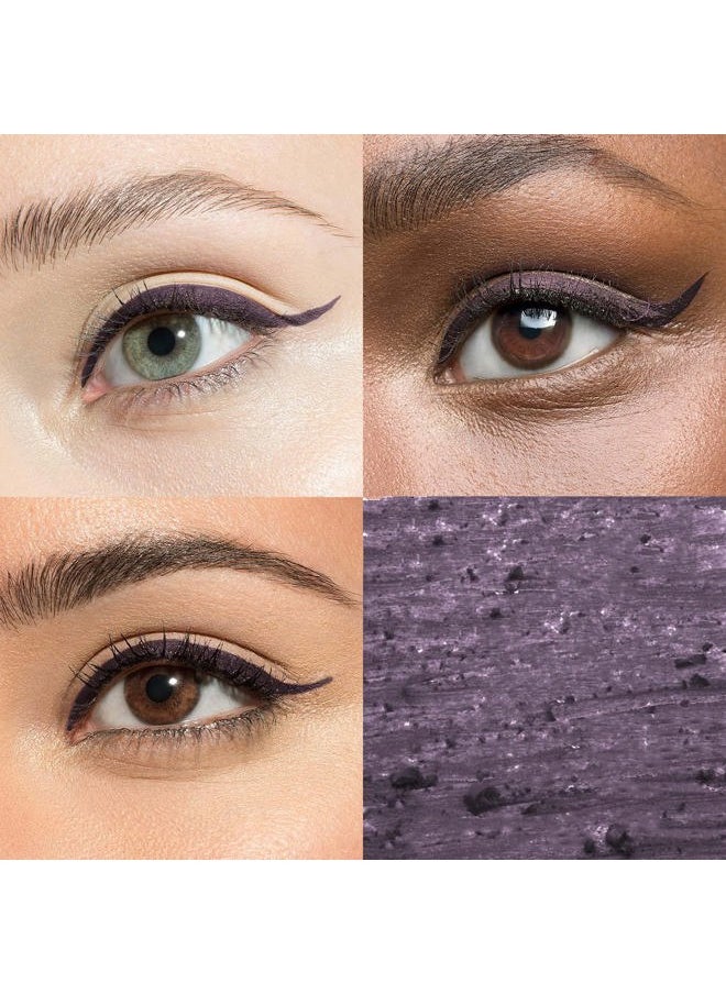 When Pencil Met Gel Sharpenable Multi-Use Longwear Eyeliner Pencil - 17 Smoky Plum - Transfer-Proof - High Performance Liner
