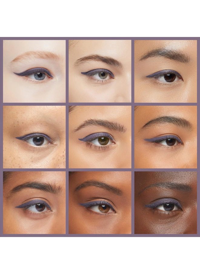 When Pencil Met Gel Sharpenable Multi-Use Longwear Eyeliner Pencil - 17 Smoky Plum - Transfer-Proof - High Performance Liner