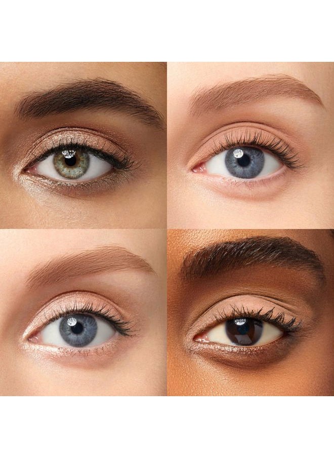 Eyeshadow 101 Crème-to-Powder Waterproof Eyeshadow Stick Duo – Long-Lasting, Crease-Proof, Easy Apply with Built-in Smudger - Desert & Champagne