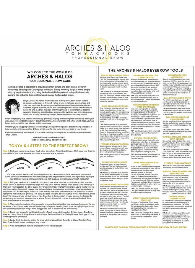 Two Pack Tri-Fold Brow Razor - For Women - Remove Unwanted Hair and Precisely Shape Brows - Soften Skin Without Irritation - Dermatologist Tested - 2 pc