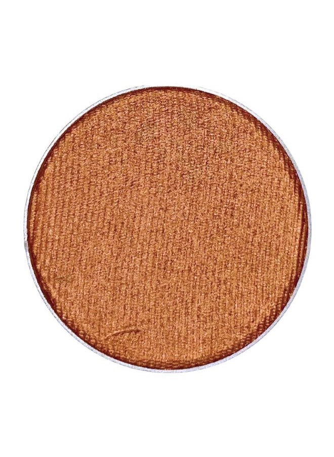 Pressed Powder Eye Shadow Single Refill, Fresco, True Copper With Shimmer, Long-Wearing, Creaseproof Mineral Color With Botanicals, 1.2g