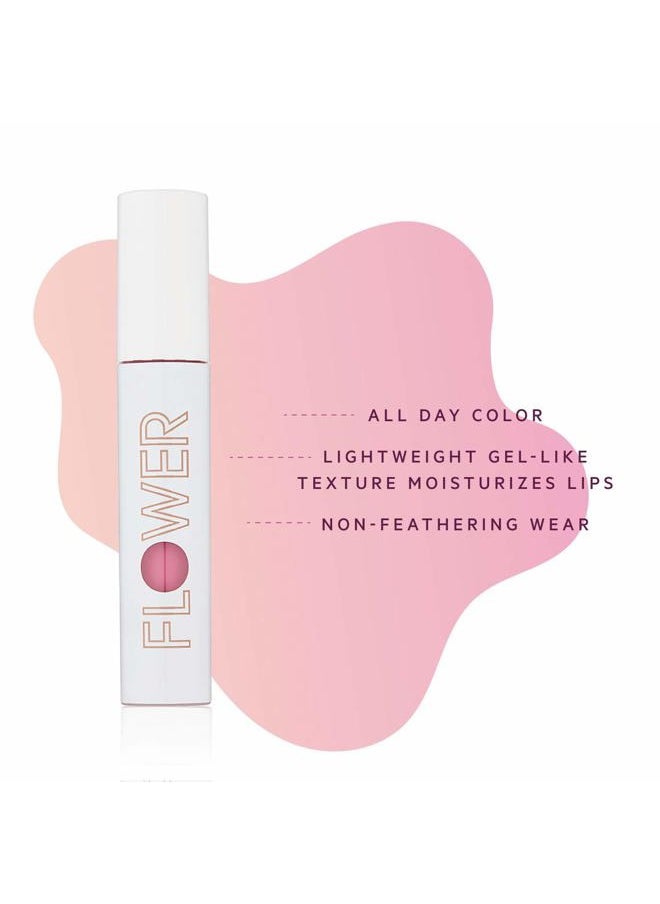 By Drew Barrymore Bitten Lip Stain - Long-Lasting Color - Hydrating + Water-Based Formula - Gel-Like Texture - (Sass)