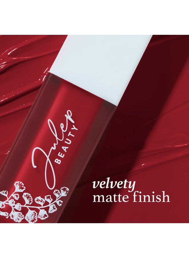 It's Whipped Matte Lip Mousse - Raspberry Fluff - Long-Lasting Liquid Lipstick - Non-Drying Velvety Finish - Moisturizing Shea Butter