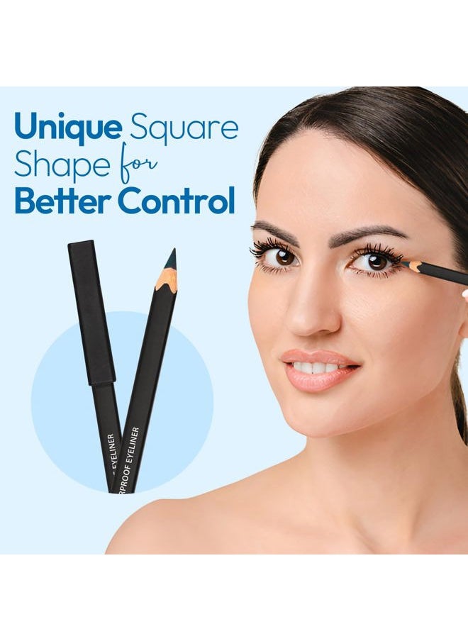 Sorme Treatment Cosmetics Smearproof Eyeliner 0.16oz | Long Lasting Black Waterproof Eyeliner Pencil | Smudge-Proof Waterline Eyeliner | Cruelty-Free and Gentle Pencil Eyeliner