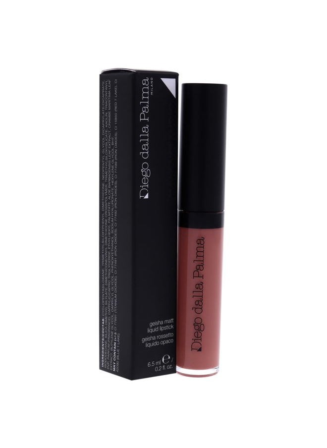 Makeupstudio Geisha Matt Liquid Lipstick - Incredibly Creamy Texture - Non-Dusty Matte Finish - Soft And Luscious Lips - Hyper-Velvety And Intense Color - 09 Quite Life - 0.2 Oz