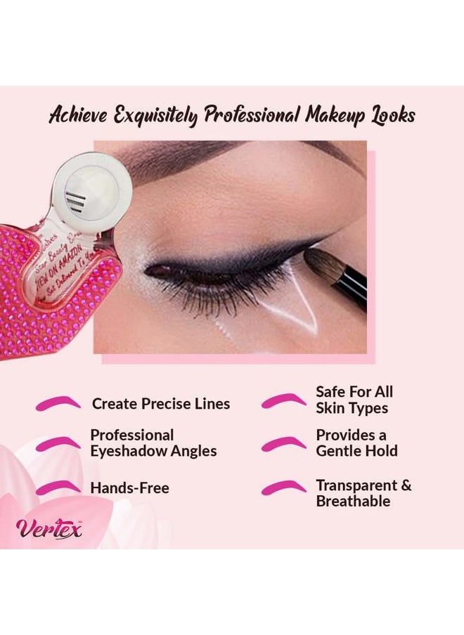 Makeup Tape Eyeliner Stencils Pencil Liquid Liner Wing Tips Firm Hold Clean Edge Eyeshadow Lines Palette Primer Cream Real Beginners Techniques Use Brush Pen Stamp Sharpener Angled Shadow Shields Pads