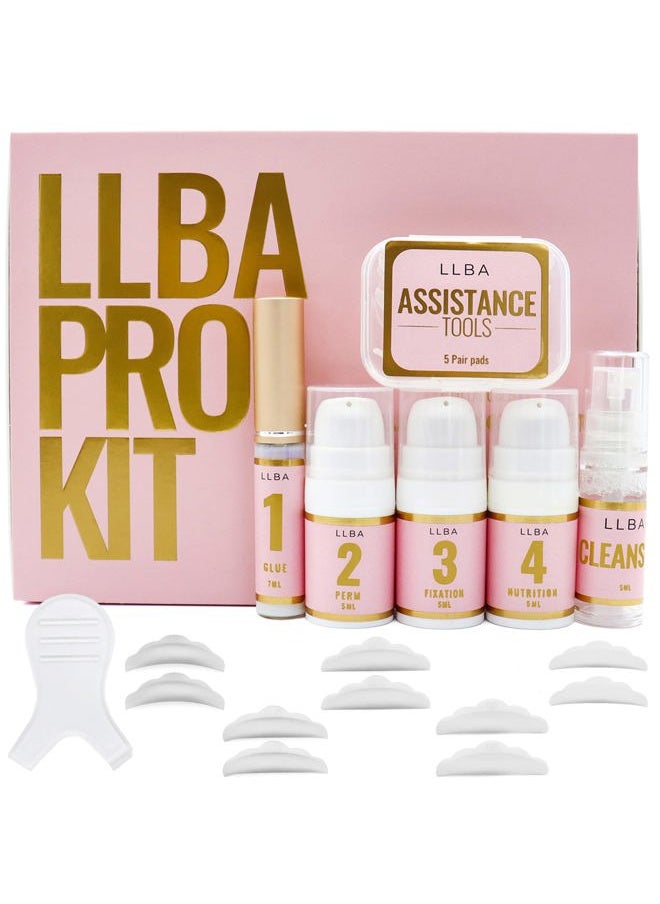 Lash Lift Kit, Eyelash Perm Kit, Professional Use, Upgraded Incredients, Long-Lasting, Semi-Permanent Curling, Ensuring Hyngen & Easy Cleaning