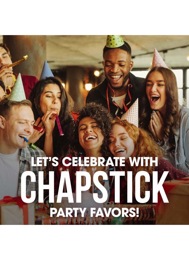 Chapstick Party Favor Lip Balm Gift Pack Happy Birthday 10 sticks 0.15 oz each