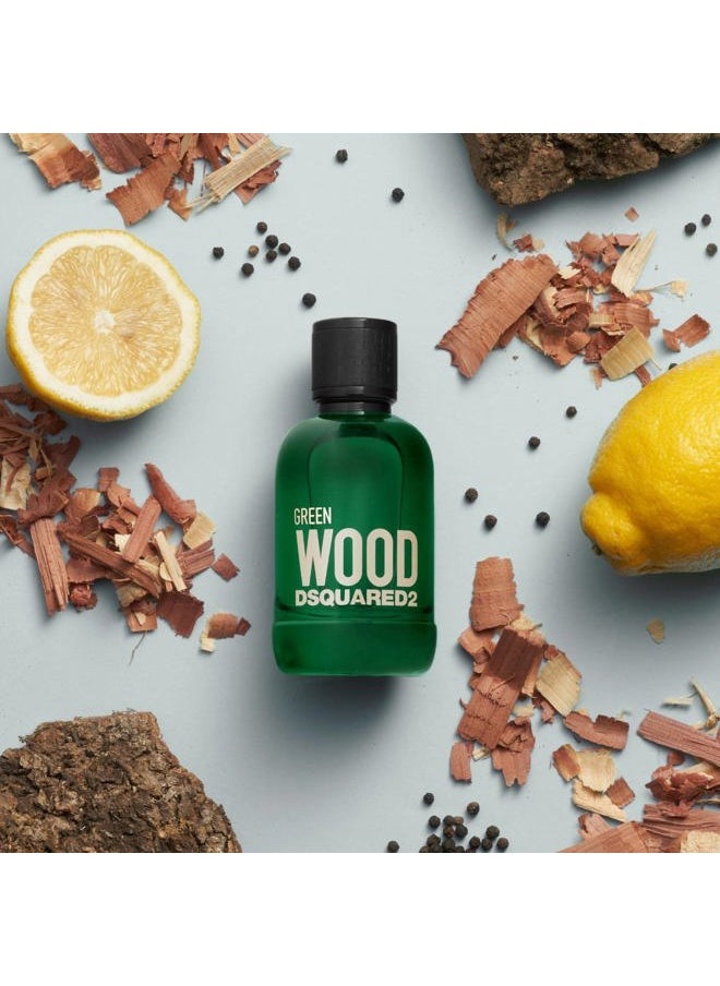 Green Wood For Men Eau de Toilette Spray, 3.4 Ounce