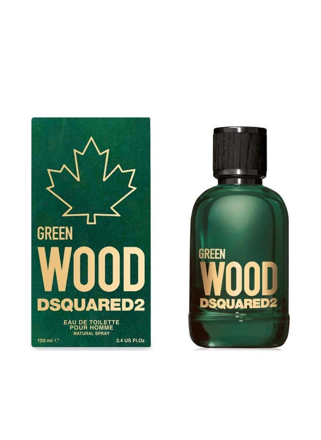 Green Wood For Men Eau de Toilette Spray, 3.4 Ounce