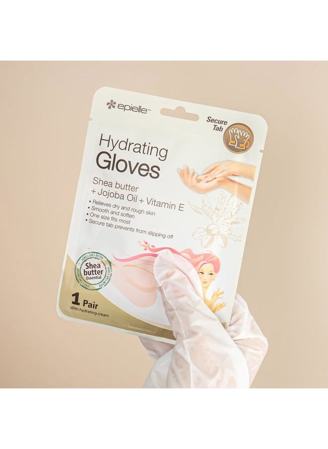 Hydrating Hand Masks (6pk Gloves) for Dry Hands | Shea Butter, Jojoba Oil, Vitamin E | Intensive Spa Treatment | Beauty Gift, Gift Set, Spa Day | Korean Skincare Easter Gift