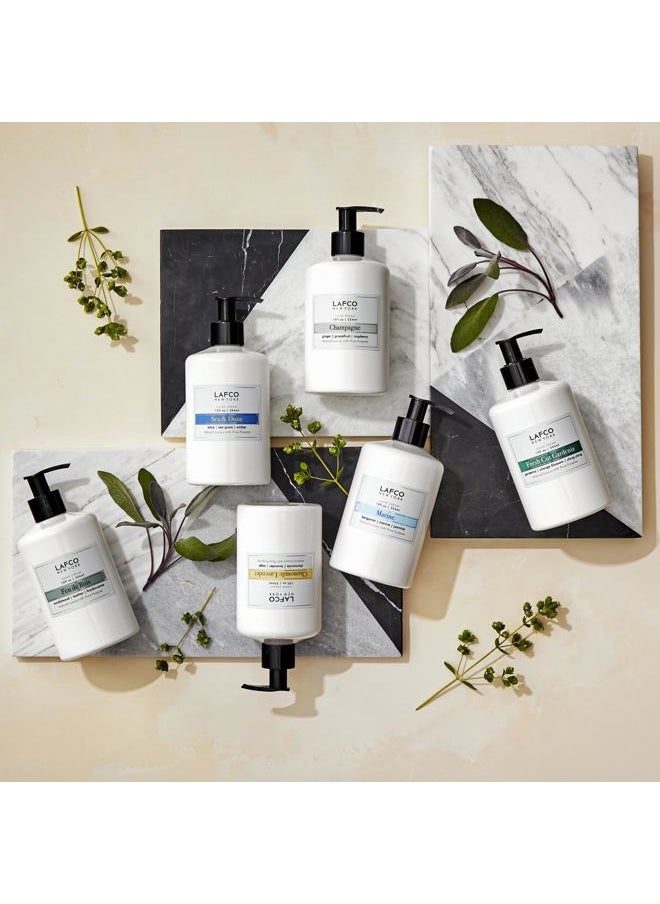 Hand Cream, Champagne - 12 oz - Restores & Repairs Skin - All Skin Types - Hypoallergenic, Synthetic Free & Cruelty Free - Made in Italy