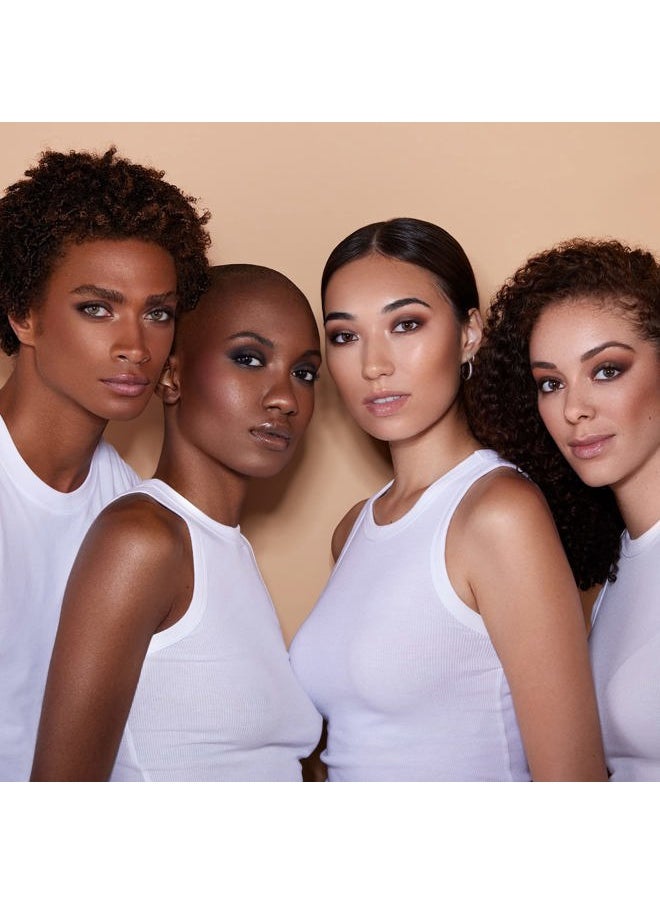 The Neo Highlighter (Sahara): Candlelight, Starlight & Sunlight shades. Highly pigmented palette. All day wear. Temples, cheekbones, brow, chin, nose. Pro makeup artist go to for glow.