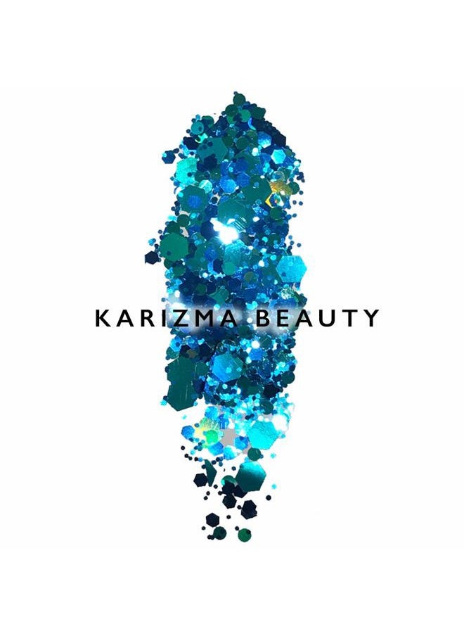 Mermaid Dreams Glitter. 10g Chunky Face Glitter, Hair Glitter, Eye Glitter, Body Glitter for Women. Rave Glitter, Festival Accessories, Cosmetic Glitter Makeup. Loose Glitter Set