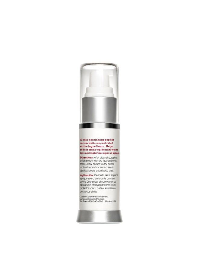 CONTROL CORRECTIVE Firming Tri-Peptide Serum, 1 Oz - Supports Skin Strength, Improves Skin Laxity, Collagen, Elastin, Skin Nourishing, Hyaluronic Acid & Active Peptide Serum For Firming And Hydration