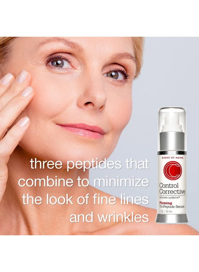 CONTROL CORRECTIVE Firming Tri-Peptide Serum, 1 Oz - Supports Skin Strength, Improves Skin Laxity, Collagen, Elastin, Skin Nourishing, Hyaluronic Acid & Active Peptide Serum For Firming And Hydration
