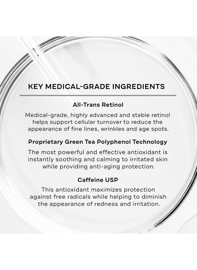 Anti-Aging Retinol 5X Regenerate Dry Serum, Medical-Grade Quick-Drying Face Serum for Mature Skin (1 fl. oz)