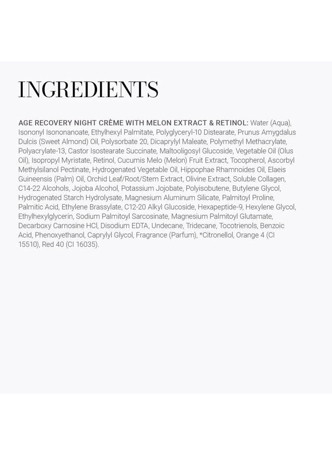 Crème De Serum, Melon Extract Night Moisturizer, orange