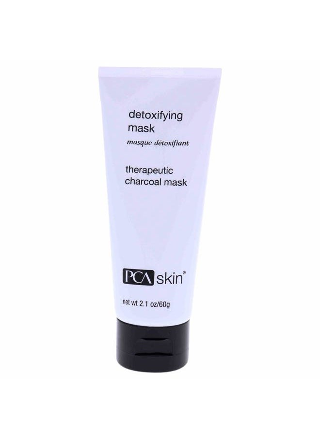 Detoxifying Skin Care Face Mask - Charcoal & Clay Skincare Facial Treatment for Minimizing Pores & Blackheads (2.1 oz)