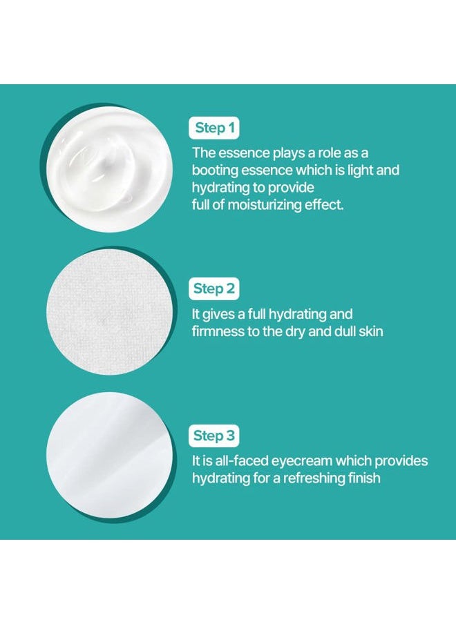 Marine Luminous Pearl Deep Moisture 3 Step Skin Care Facial Mask - Korean Skincare - boosting Brightening Moisturizing-10 Sheets for Dry Skin