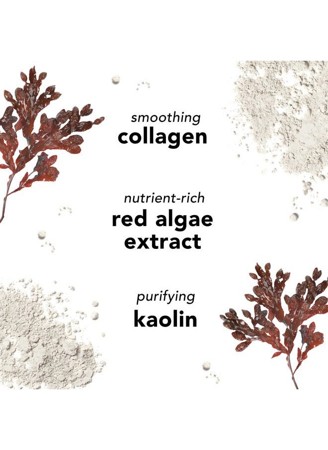 Super Collagen Mask, Clay Mask Face Skin Care Ideal for Combination, Dry or Sensitive Skin, Pore Minimizer with Hydrating Collagen and Purifying Kaolin Clay, 2 Oz