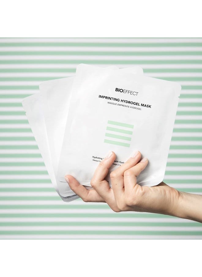 Imprinting Hydrogel Facial Skincare Mask with Hyaluronic Acid, Deeply Moisturizing, Skin Plumping and Fast Absorbing, a Hydrogel Sheet Mask Beauty Treatment, Alcohol-free