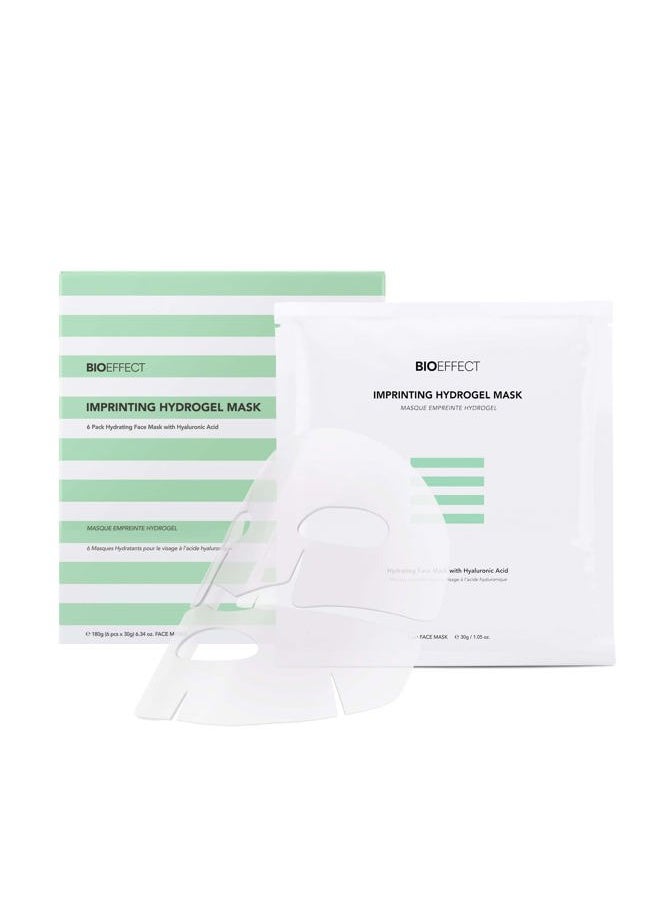 Imprinting Hydrogel Facial Skincare Mask with Hyaluronic Acid, Deeply Moisturizing, Skin Plumping and Fast Absorbing, a Hydrogel Sheet Mask Beauty Treatment, Alcohol-free
