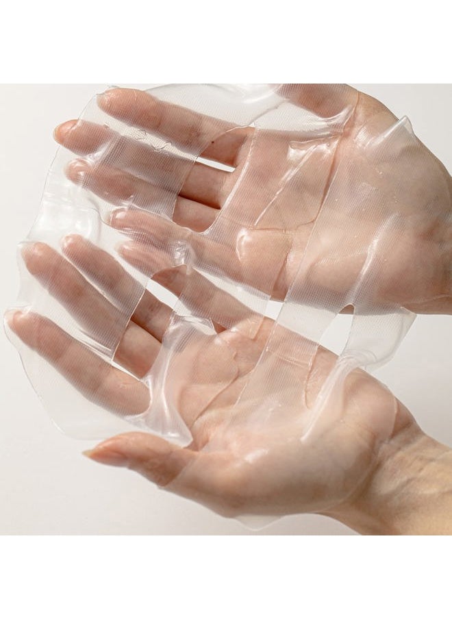 Imprinting Hydrogel Facial Skincare Mask with Hyaluronic Acid, Deeply Moisturizing, Skin Plumping and Fast Absorbing, a Hydrogel Sheet Mask Beauty Treatment, Alcohol-free