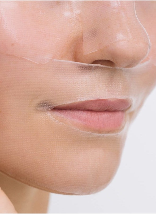 Imprinting Hydrogel Facial Skincare Mask with Hyaluronic Acid, Deeply Moisturizing, Skin Plumping and Fast Absorbing, a Hydrogel Sheet Mask Beauty Treatment, Alcohol-free
