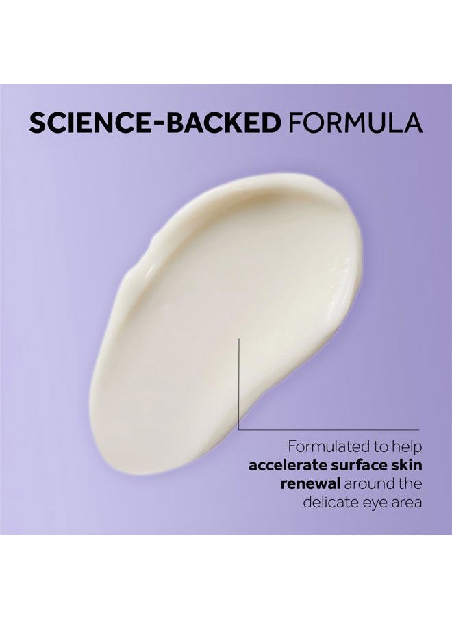 Pure Retinol Eye Cream - Under Eye Cream for Wrinkles, Fine Lines & Puffiness with 0.5% Retinol - Infused with Shea Butter to Smooth and Hydrate Skin (0.5 Oz)