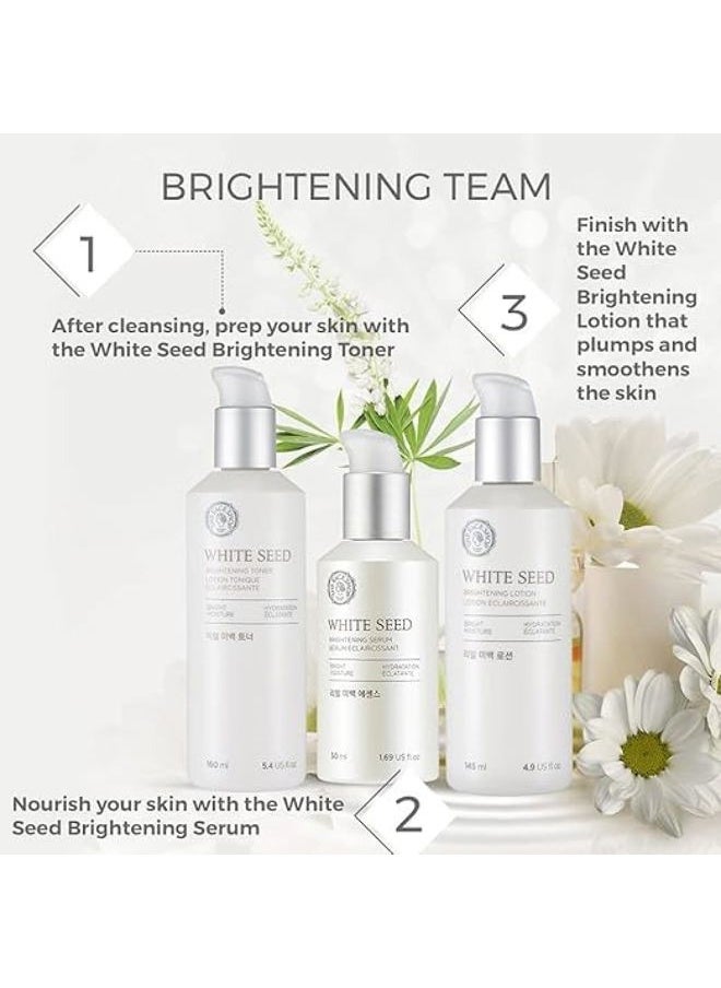 Whiteseed Brightening Serum | Deep Skin Brightening, Boost Moisturization & Pore Minimize | Skin Texture & Clarity Improvement, Dullness Reducing, 1.69 Fl Oz