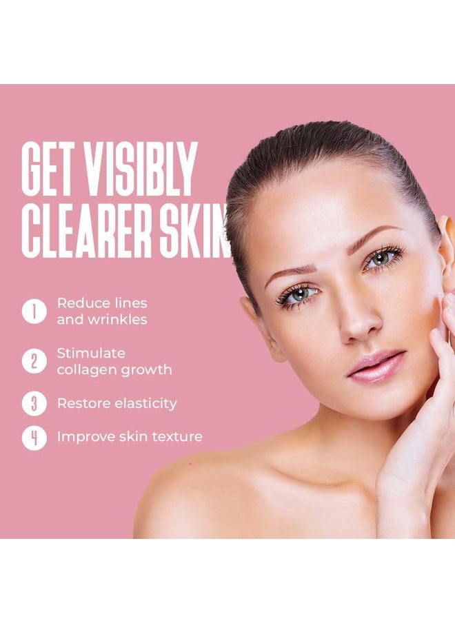 Mandelic Acid Facial Serum for Acne Scars, Folliculitis, Aging Skin, Ingrown Hairs, Dark Spots - Mandelic Acid Peel with 40% AHA Liquid Exfoliant, Professional Grade Chemical Peel