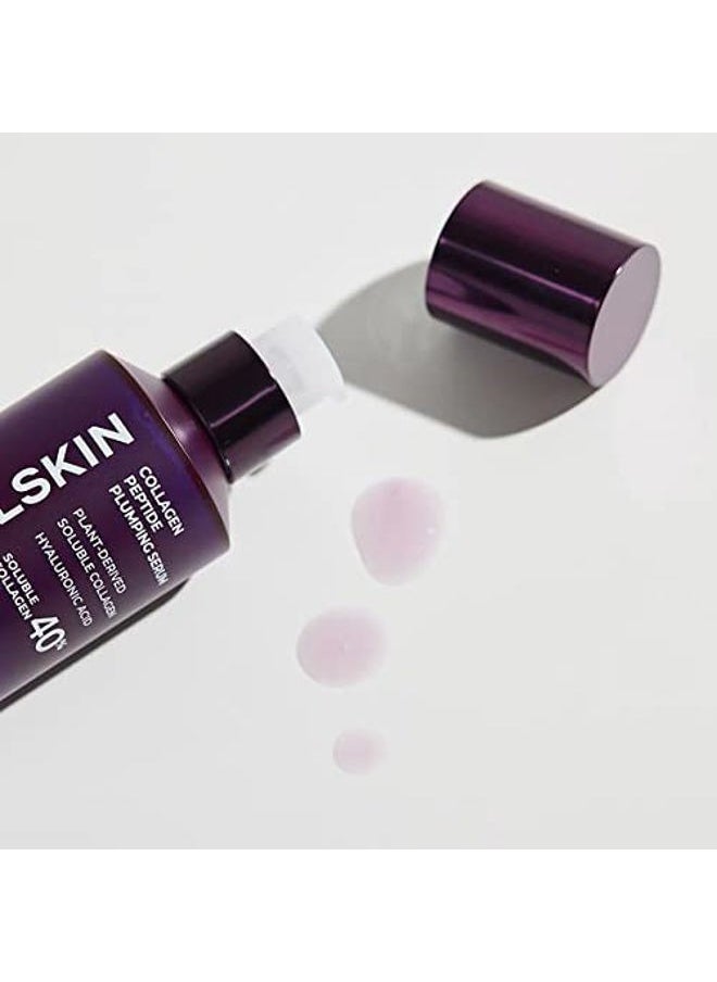 40% Collagen Peptide Plumping Serum | Vegan, Cruelty-Free | Keeps radiant and firmer-looking with Triple Peptide Complex | For fine lines, wrinkles & sensitized skin